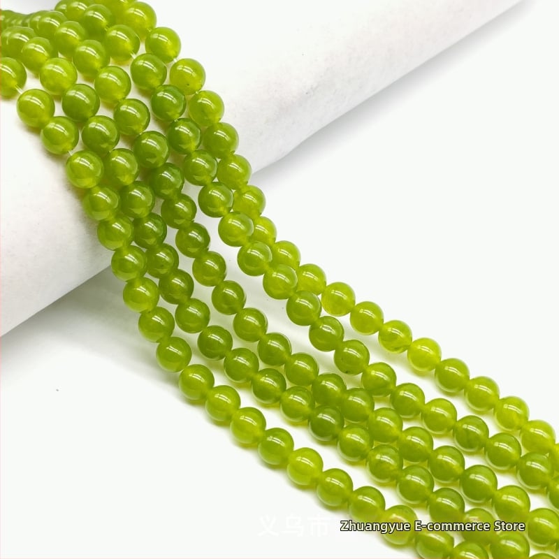 Χάντρες από φυσικό λίθο, σφαιρικές, χειροποίητες, με μοτίβο Τοτέμ, προέλευση Jinhua