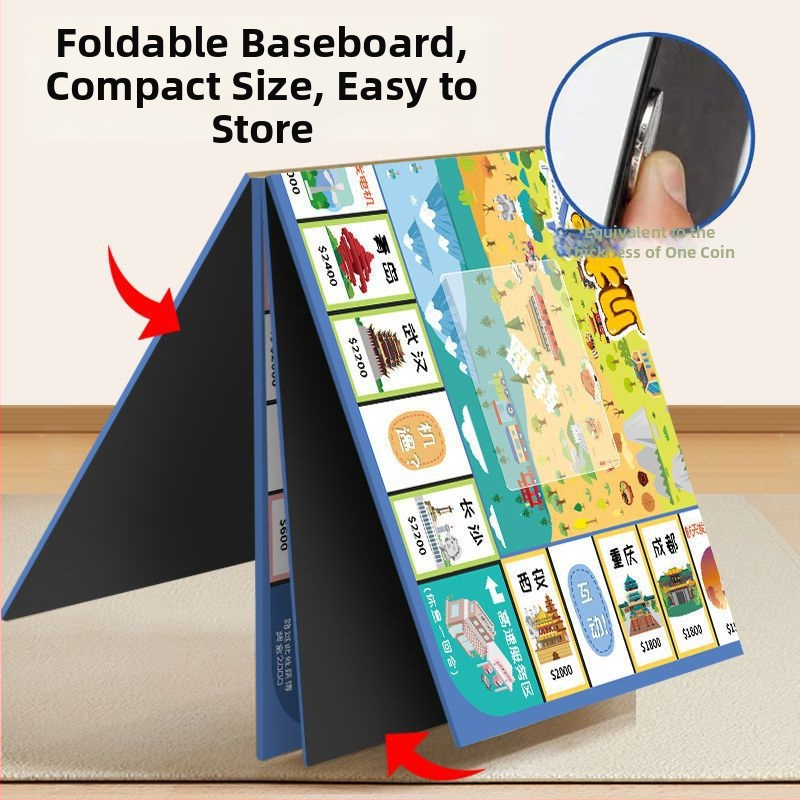 Ģimenes galda spēle par bagātības piedzīvojumiem un pasaules ceļojumiem, koksnes un papīra komponentes, kāršu spēle, elektroniskas transakcijas, piemērota no 14 gadu vecuma, iepakojums kastē