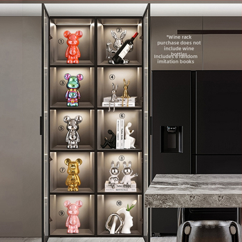 Gyvūnų dekoratyvinių figūrėlių rinkinys vyno spintai ir svetainei - keraminių dervų, lengvas prabangos stilius, Seashell Sea ženklas