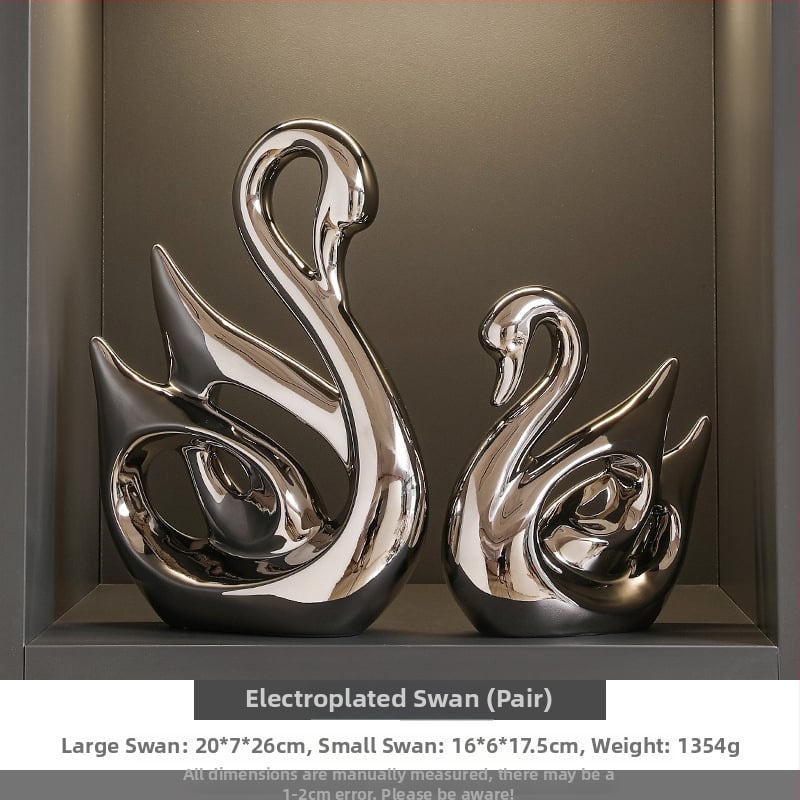 Gyvūnų dekoratyvinių figūrėlių rinkinys vyno spintai ir svetainei - keraminių dervų, lengvas prabangos stilius, Seashell Sea ženklas