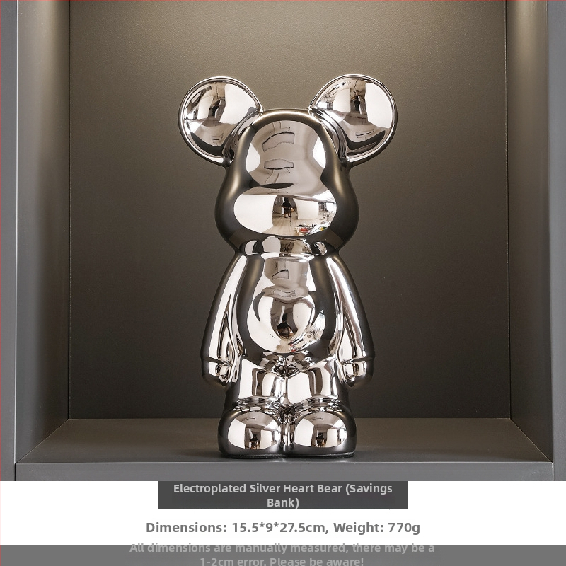 Gyvūnų dekoratyvinių figūrėlių rinkinys vyno spintai ir svetainei - keraminių dervų, lengvas prabangos stilius, Seashell Sea ženklas