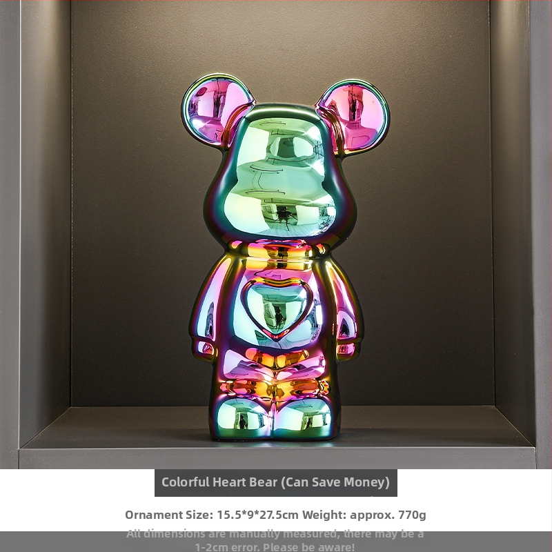 Gyvūnų dekoratyvinių figūrėlių rinkinys vyno spintai ir svetainei - keraminių dervų, lengvas prabangos stilius, Seashell Sea ženklas