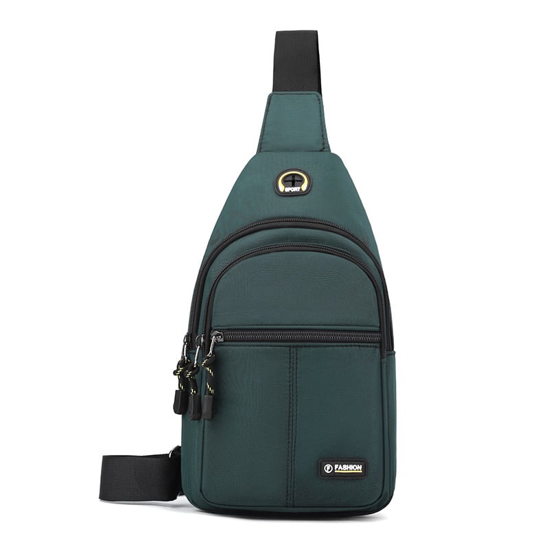 Férfi mellkas táska Oxford anyagból, egyszínű, stílus Asexualitás, szabadidős utazásokhoz