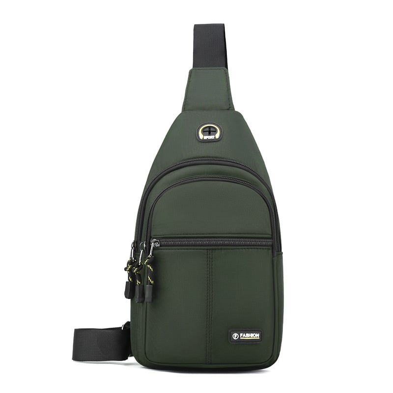 Férfi mellkas táska Oxford anyagból, egyszínű, stílus Asexualitás, szabadidős utazásokhoz