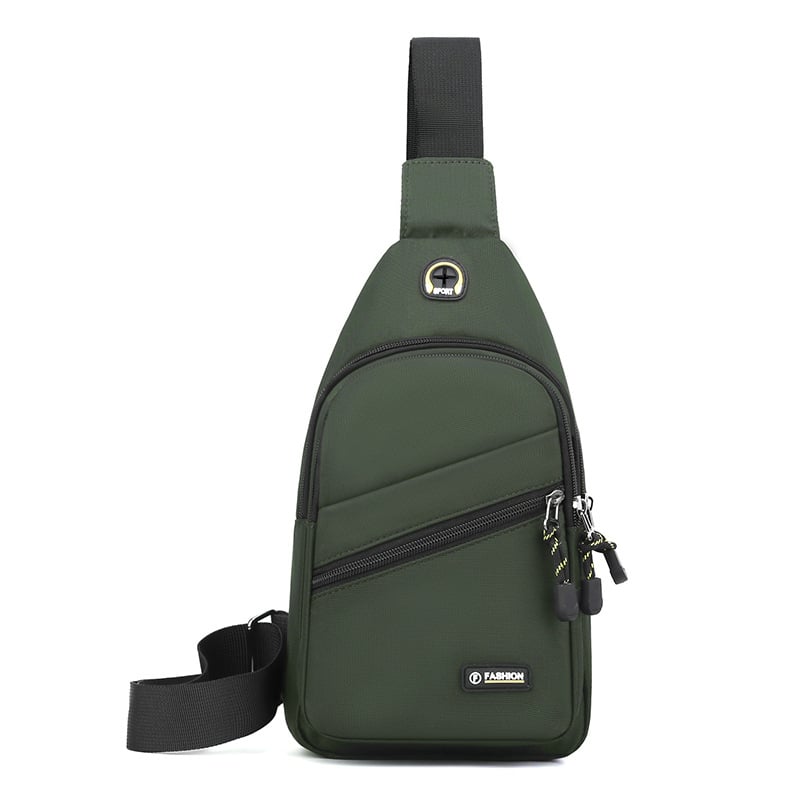 Férfi mellkas táska Oxford anyagból, egyszínű, stílus Asexualitás, szabadidős utazásokhoz