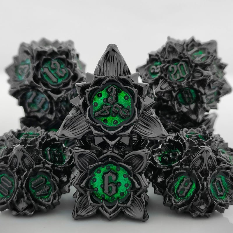 Xincheng set zaruri D20 din aliaj de zinc – zaruri poliedrice TRPG pentru D&D, Cthulhu