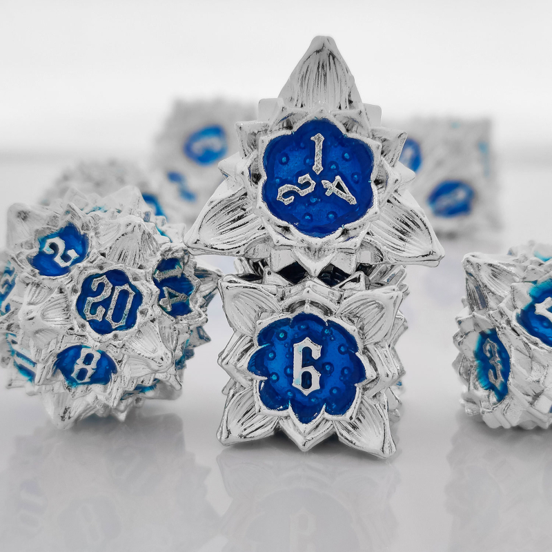 Xincheng set zaruri D20 din aliaj de zinc – zaruri poliedrice TRPG pentru D&D, Cthulhu