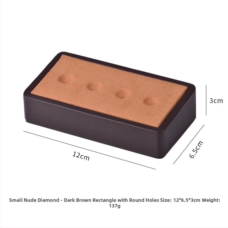 Pladanj za prikaz perli i kamenja | kožna površina, ploski dizajn, jednoslojna konstrukcija, vrhunska izrada