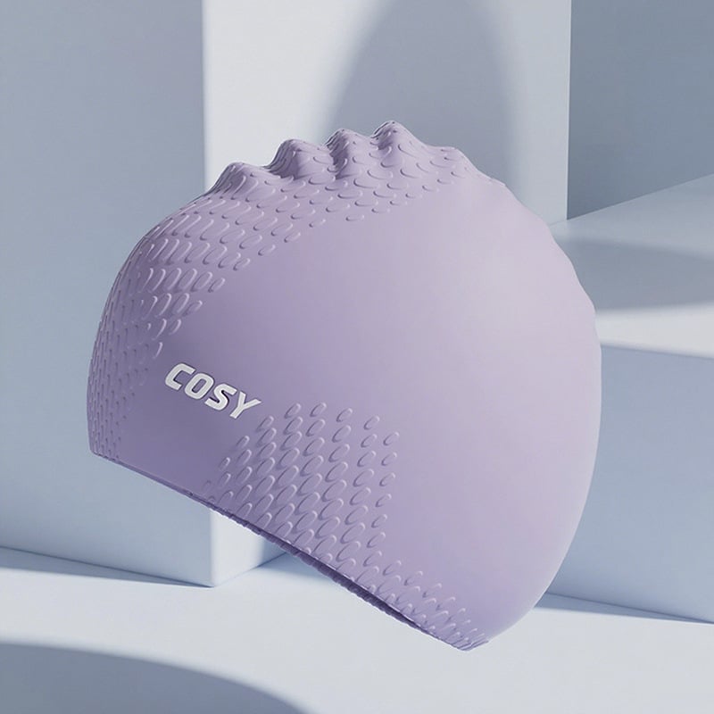 Pieaugušo silikona peldcepure un briļļu komplekts – ūdensnecaurlaidīgs, vienkāršs raksts, iekļauj peldcepuri un briļļas