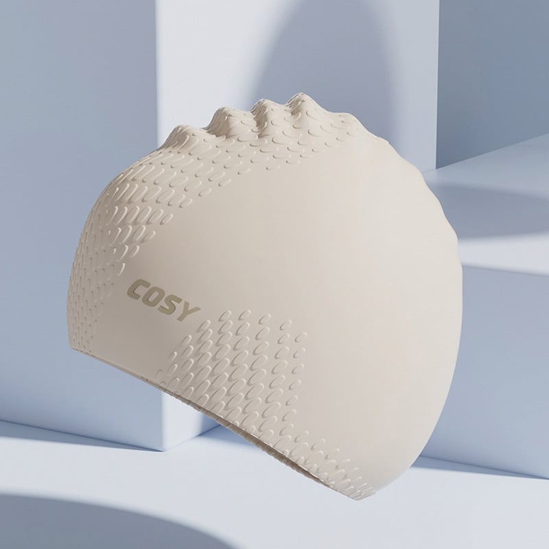 Pieaugušo silikona peldcepure un briļļu komplekts – ūdensnecaurlaidīgs, vienkāršs raksts, iekļauj peldcepuri un briļļas