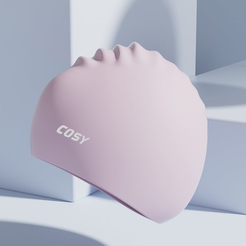 Pieaugušo silikona peldcepure un briļļu komplekts – ūdensnecaurlaidīgs, vienkāršs raksts, iekļauj peldcepuri un briļļas