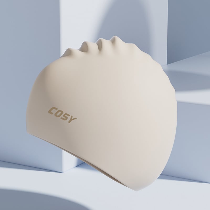 Pieaugušo silikona peldcepure un briļļu komplekts – ūdensnecaurlaidīgs, vienkāršs raksts, iekļauj peldcepuri un briļļas