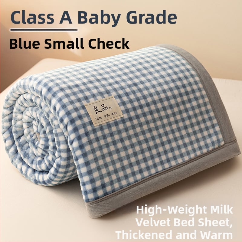 Paksenatud piima velvet-korall fleece pleed – 100 g/m², kevad ja sügis