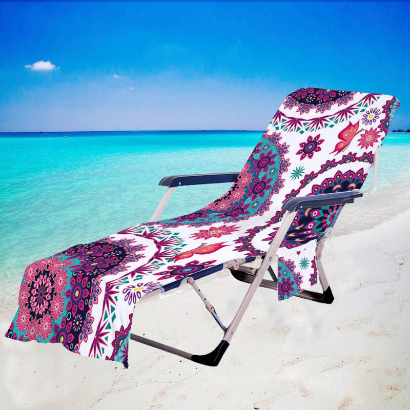 Prilagođeni set za ležaljke na plaži – ručnik od ultra finih vlakana, 150D, težina 200–300 g, proces ispisa, mogućnost prilagodbe