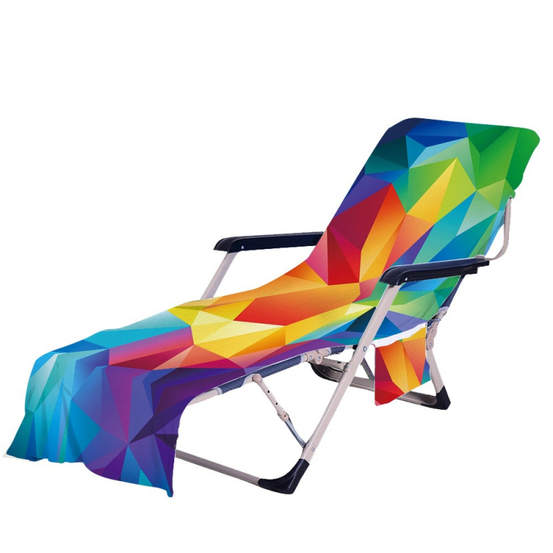Prilagođeni set za ležaljke na plaži – ručnik od ultra finih vlakana, 150D, težina 200–300 g, proces ispisa, mogućnost prilagodbe