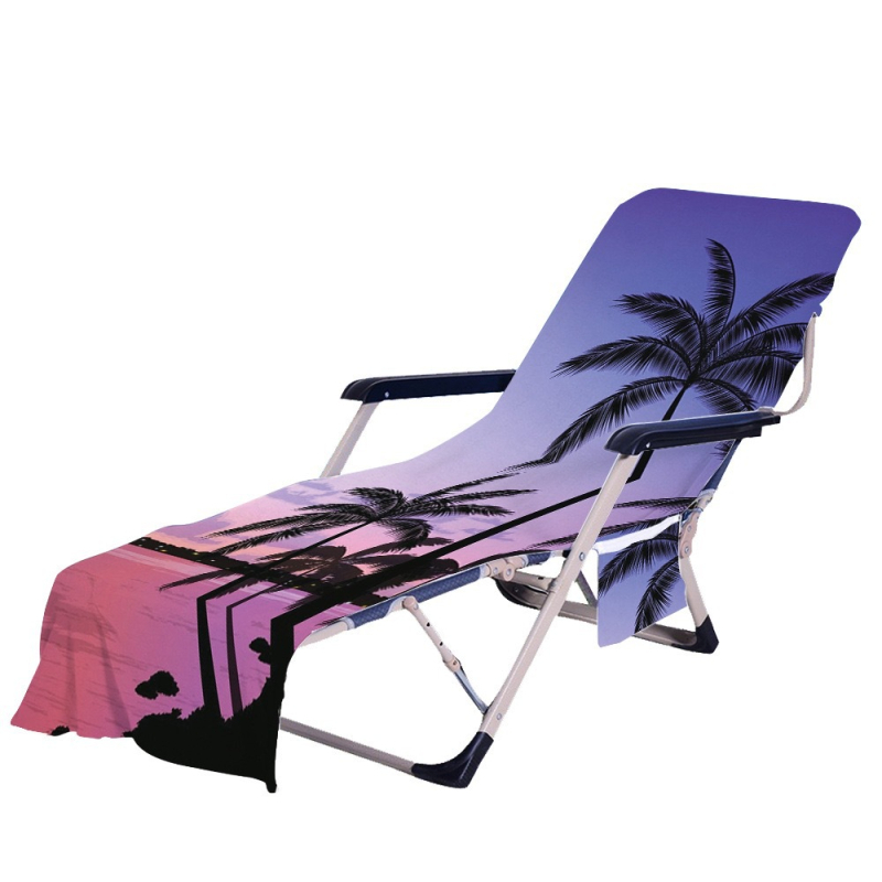 Prilagođeni set za ležaljke na plaži – ručnik od ultra finih vlakana, 150D, težina 200–300 g, proces ispisa, mogućnost prilagodbe