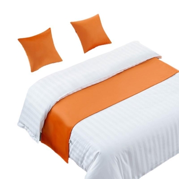 SHAOYU Velúr hotelszobai ágyvégi dekorációs készlet - Poliészter, Egységes mintázat, Szállodai stílus, Márka: SHAOYU, Termékminőség: Megfelelő