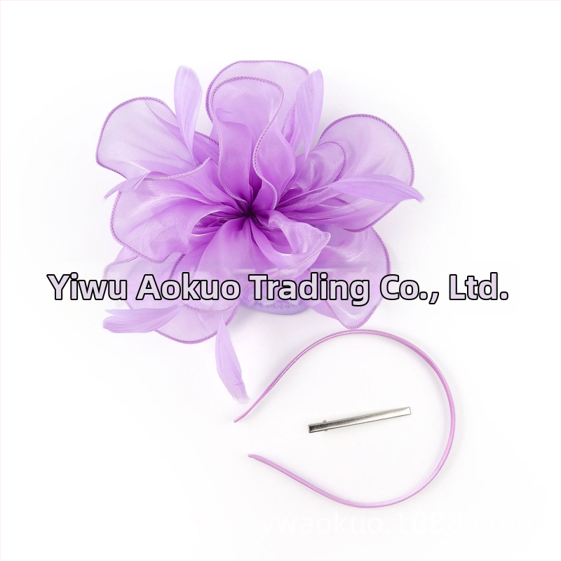 péřový doplnok do vlasov pre nevestu, retro štýl, ručne vyrobené, jeseň 2023