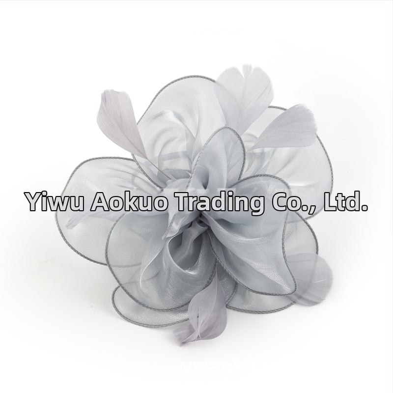 Līgavas spalvu matu aksesuārs, vintage stils, roku darbs, rudens 2023