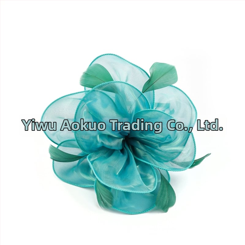 Līgavas spalvu matu aksesuārs, vintage stils, roku darbs, rudens 2023