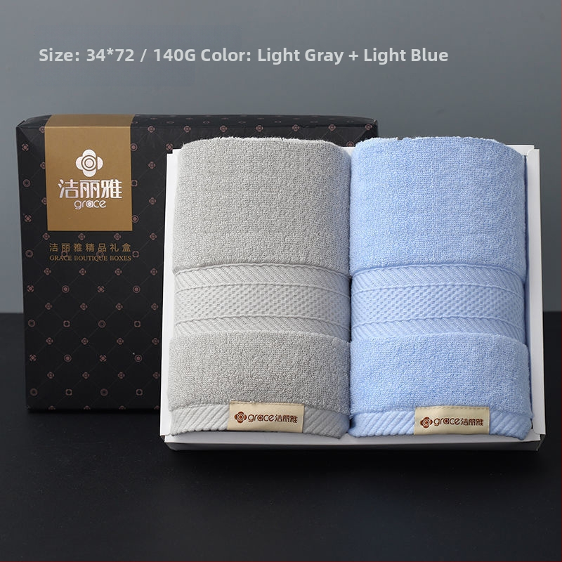 Rankšluosnių rinkinys dovanų dėžutėje – 100% medvilnė, 140 g, individualus logotipas