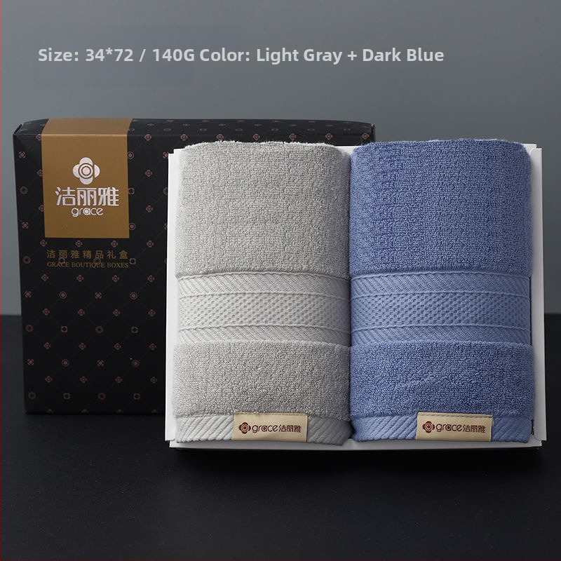 Rankšluosnių rinkinys dovanų dėžutėje – 100% medvilnė, 140 g, individualus logotipas