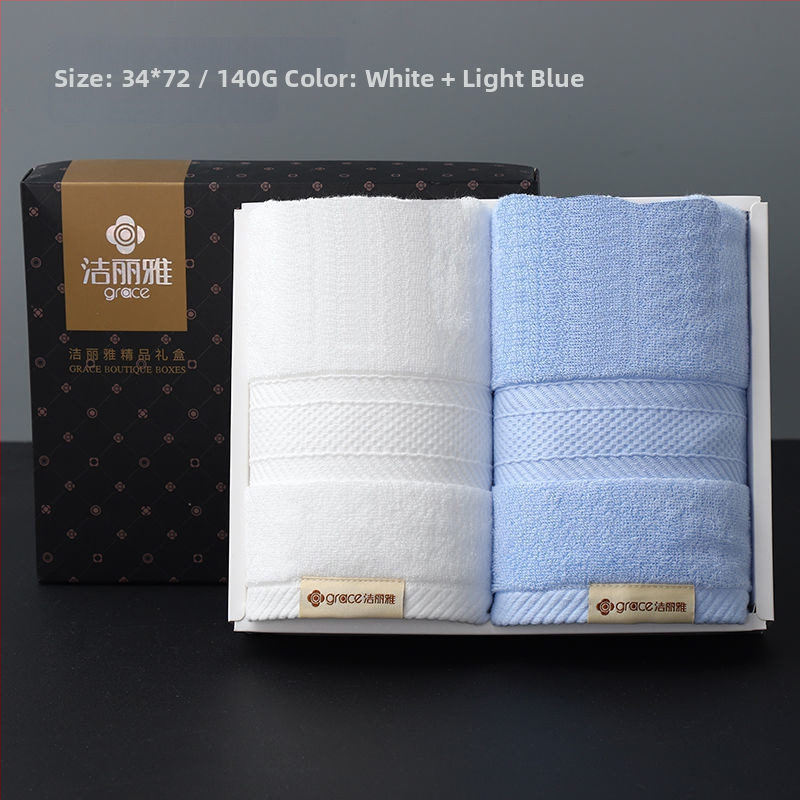 Rankšluosnių rinkinys dovanų dėžutėje – 100% medvilnė, 140 g, individualus logotipas