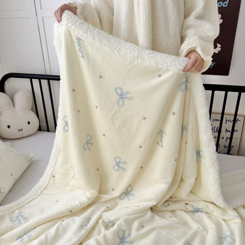 Milk-Lamb sametist pleed, rätik-laadse teki triibudega, geomeetriliste ja multikate mustritega, kõikideks aastaaegadeks, sobib ühiselamusse ja diivanile