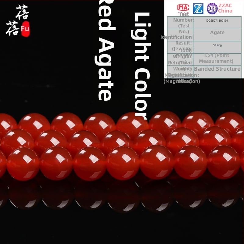 Αγκάτης χάντρες, λείαν, προέλευση Lianyungang, στρογγυλές χάντρες