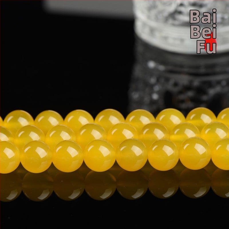 Αγκάτης χάντρες, λείαν, προέλευση Lianyungang, στρογγυλές χάντρες