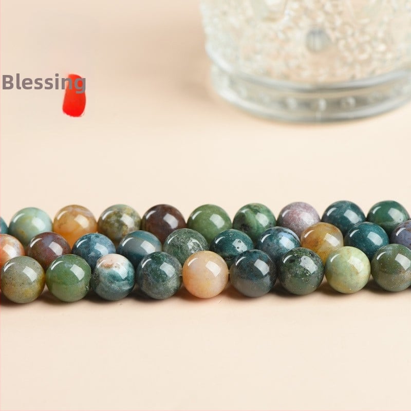 Αγκάτης χάντρες, λείαν, προέλευση Lianyungang, στρογγυλές χάντρες