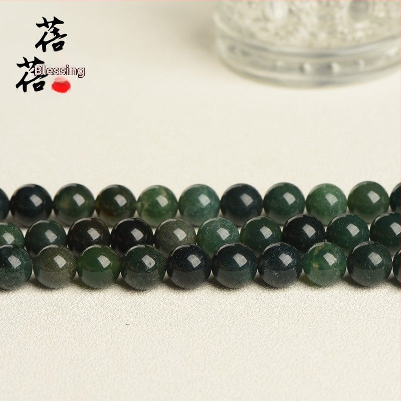 Αγκάτης χάντρες, λείαν, προέλευση Lianyungang, στρογγυλές χάντρες