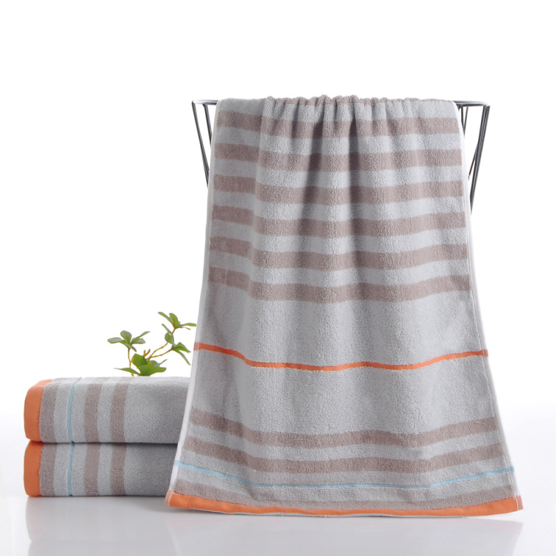 Mingshuo Ručnik za kupanje od čistog pamuka, Jacquard tkanina, GSM 140–170, za teretanu i svakodnevnu upotrebu