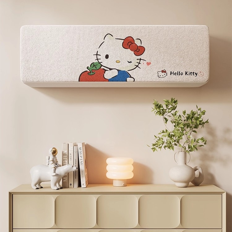 Universāls dekoratīvs putekļu vāks sienas gaisa kondicionierim, putekļu un vēja izturīgs, modelis 5