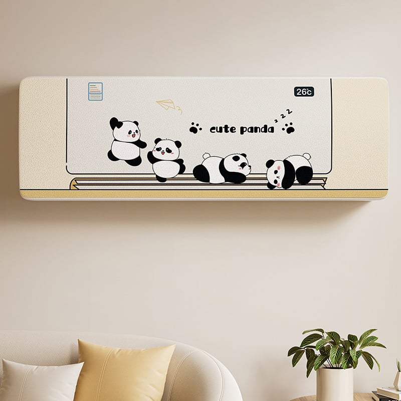 Universāls dekoratīvs putekļu vāks sienas gaisa kondicionierim, putekļu un vēja izturīgs, modelis 5