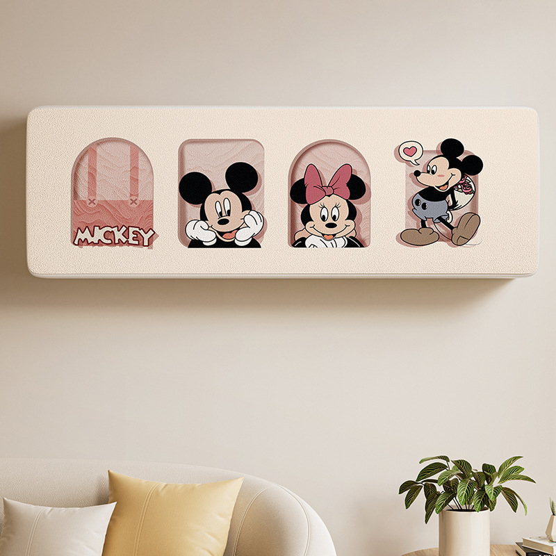 Universāls dekoratīvs putekļu vāks sienas gaisa kondicionierim, putekļu un vēja izturīgs, modelis 5