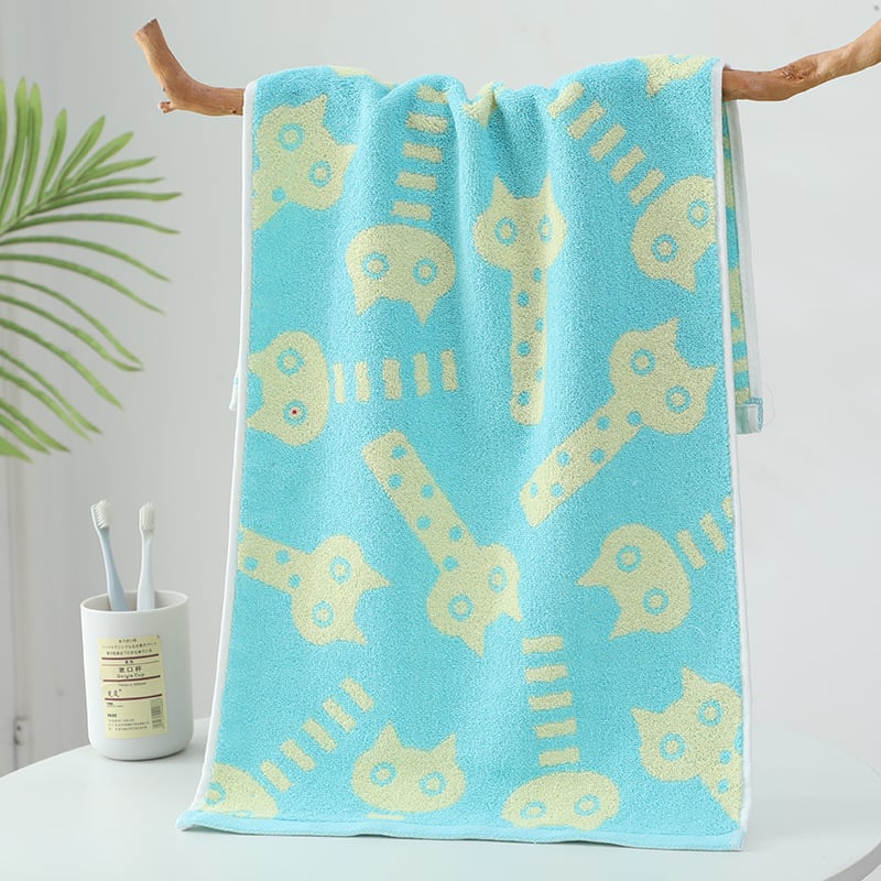 Jacquard törölköző, 100% pamut, tömeg 100-120 g, Mingqiao, testreszabható