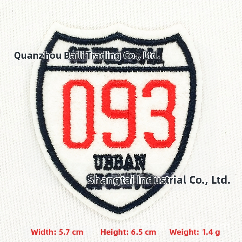 Burley κεντημένο patch από ύφασμα για ρούχα, παπούτσια και καπέλα