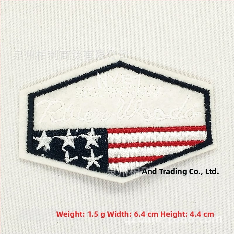 Burley κεντημένο patch από ύφασμα για ρούχα, παπούτσια και καπέλα