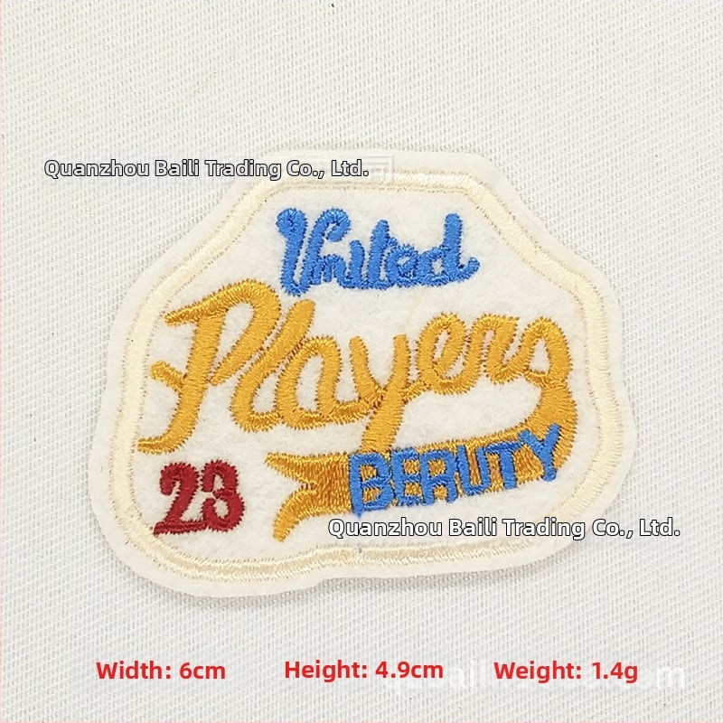 Burley κεντημένο patch από ύφασμα για ρούχα, παπούτσια και καπέλα