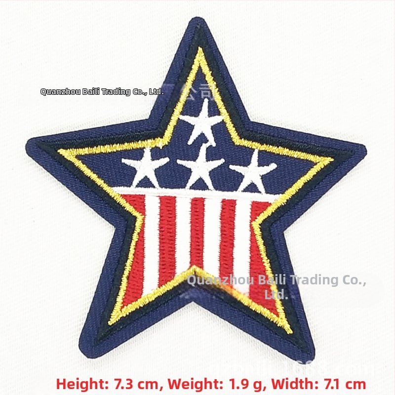 Burley κεντημένο patch από ύφασμα για ρούχα, παπούτσια και καπέλα