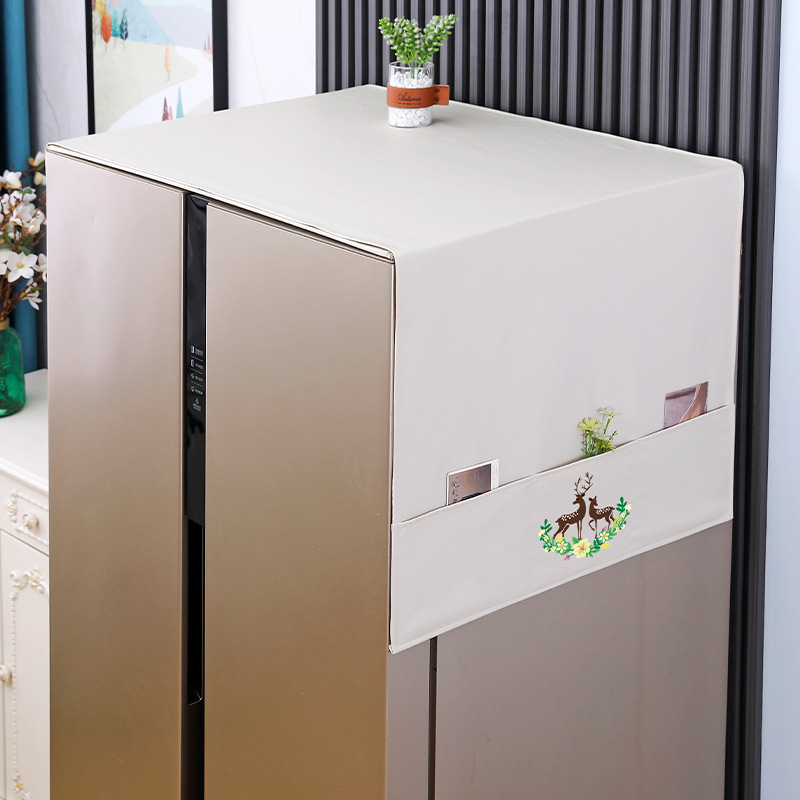 Külmiku ja pesumasina ülaosale tolmukate — tolmukindel, veekindel ja õli-tõrjev; materjal: siidilille; üldine kasutus