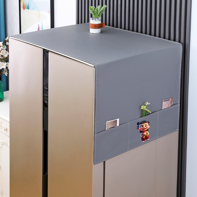 Külmiku ja pesumasina ülaosale tolmukate — tolmukindel, veekindel ja õli-tõrjev; materjal: siidilille; üldine kasutus