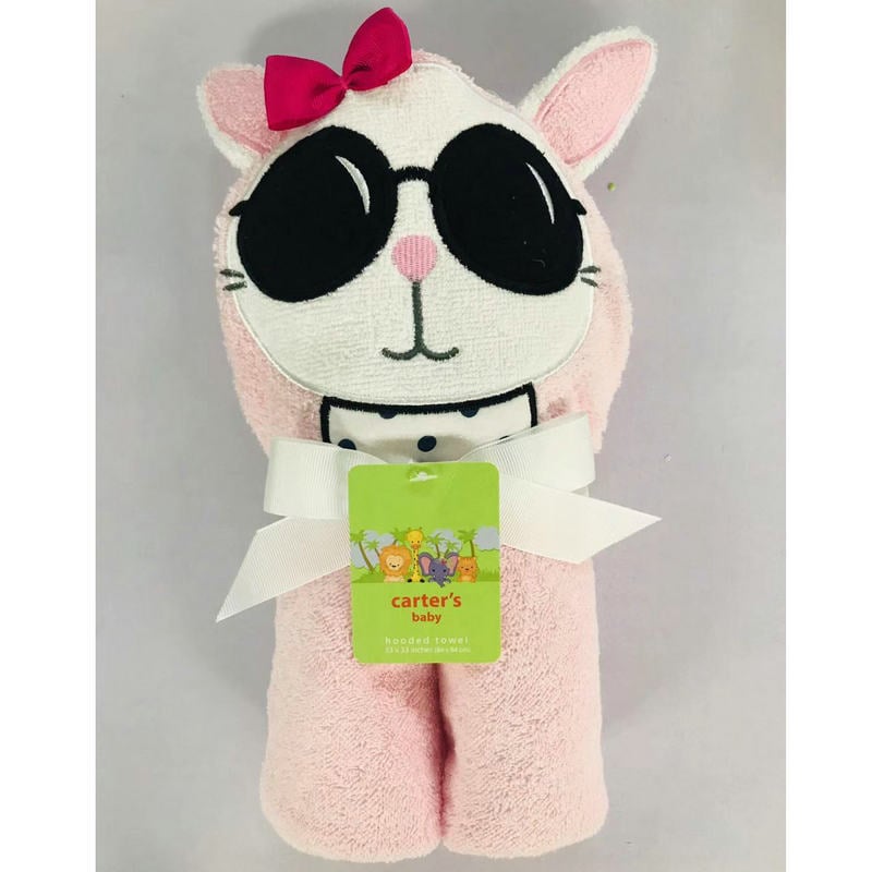 Beebi 3D loomade motiiviga kapuutsiga froteed, 100% puuvill, 300–500 g, vanusegrupp 1–6 aastat, kohandatav, Wanda