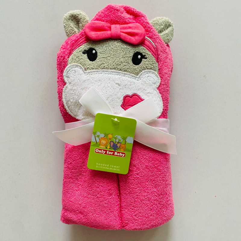 Beebi 3D loomade motiiviga kapuutsiga froteed, 100% puuvill, 300–500 g, vanusegrupp 1–6 aastat, kohandatav, Wanda