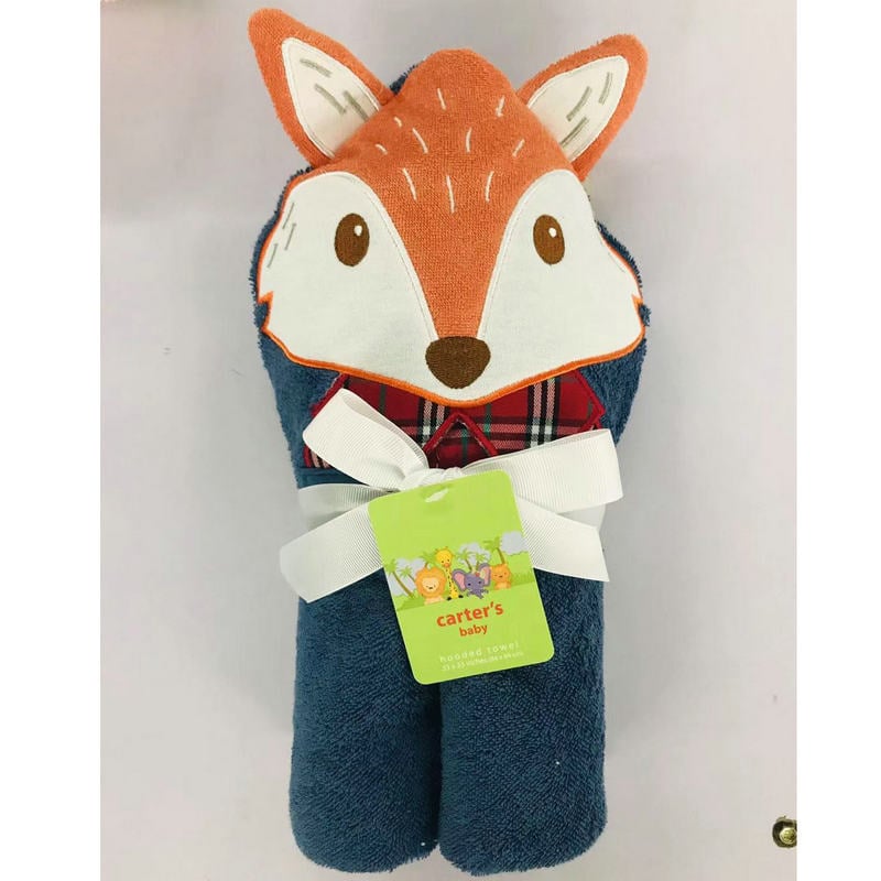 Beebi 3D loomade motiiviga kapuutsiga froteed, 100% puuvill, 300–500 g, vanusegrupp 1–6 aastat, kohandatav, Wanda