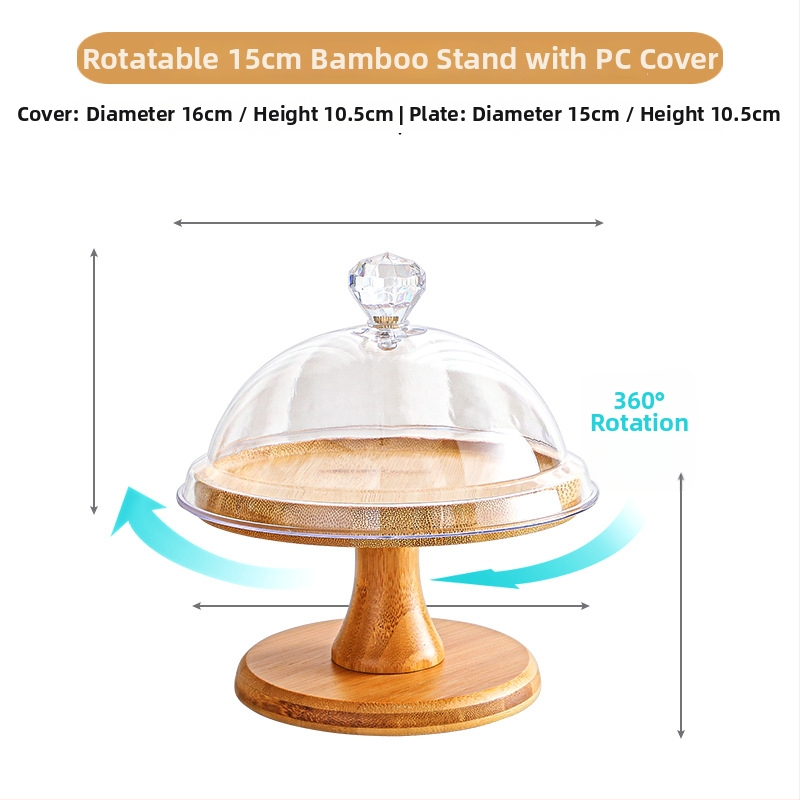 Gyümölcs kóstoló tál porvédő fedéllel és átlátszó fedéllel – Egyszerű stílus, Anyag: Egyéb, Minőség: Megfelelő termék