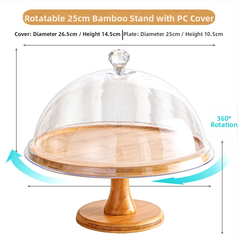 Gyümölcs kóstoló tál porvédő fedéllel és átlátszó fedéllel – Egyszerű stílus, Anyag: Egyéb, Minőség: Megfelelő termék