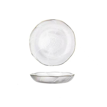 Ólommentes kristályüveg gyümölcstál, Gui Zhongtang, kortárs stílus, első osztályú minőség