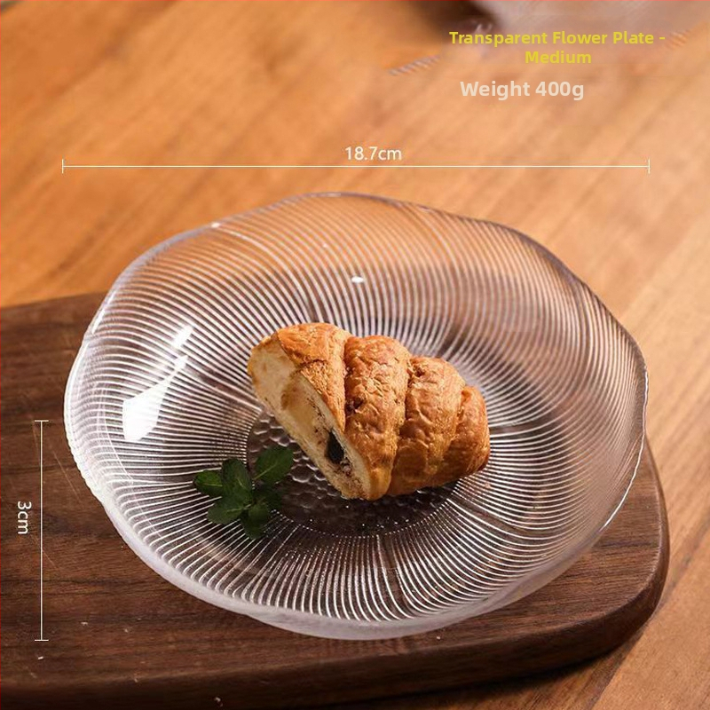 Ólommentes kristályüveg gyümölcstál, Gui Zhongtang, kortárs stílus, első osztályú minőség